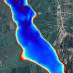 Прилбичі озеро (с.Прилбичі, Львівська обл.). Карта глибин. Preview 1