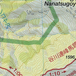 Daigenta-san 大源太山 Hiking Map (Kanto, Japan) 1:25,000 Preview 2