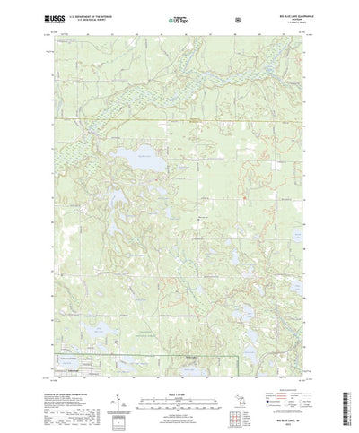 Big Blue Lake, MI (2023, 24000-Scale) Preview 1