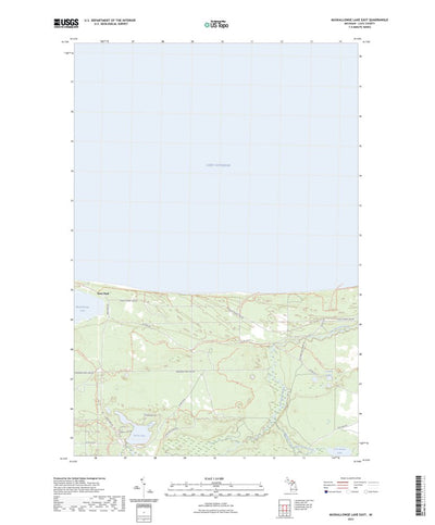 Muskallonge Lake East, MI (2023, 24000-Scale) Preview 1