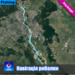 Дніпро річка (м.Київ). Карта глибин. (Package) Preview 1