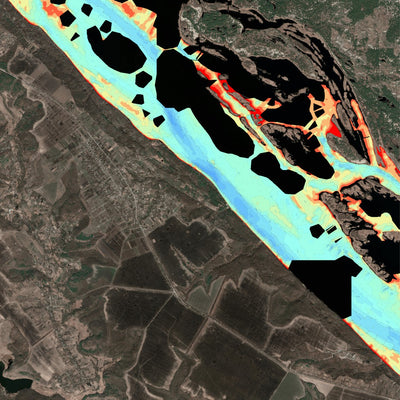 15. Канівське водосховище. Річка Дніпро. Карта глибин Preview 1