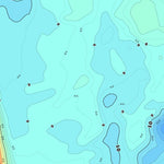 10. Канівське водосховище. Річка Дніпро. Карта глибин Preview 2