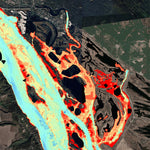 13. Канівське водосховище. Річка Дніпро. Карта глибин Preview 1