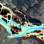 16. Канівське водосховище. Річка Дніпро. Карта глибин Preview 1