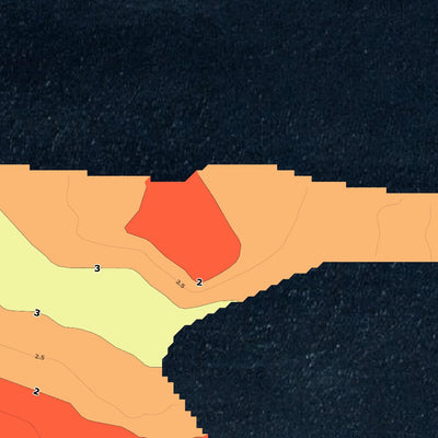 16. Канівське водосховище. Річка Дніпро. Карта глибин Preview 2