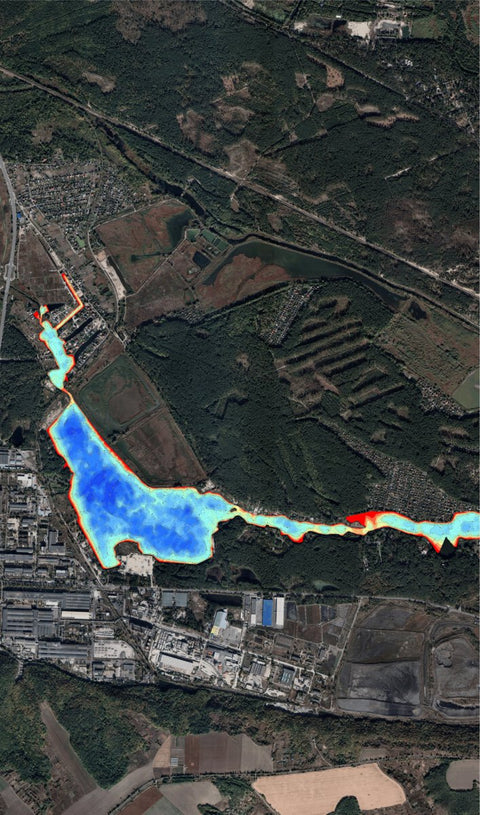 11. Канівське водосховище. Річка Дніпро. Карта глибин Preview 1