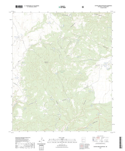 Canyon Creek Mountains, NM (2023, 24000-Scale) Preview 1