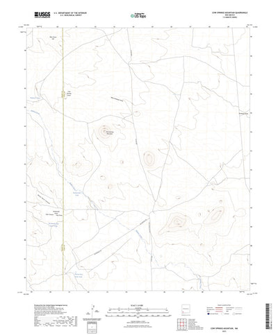Cow Springs Mountain, NM (2023, 24000-Scale) Preview 1