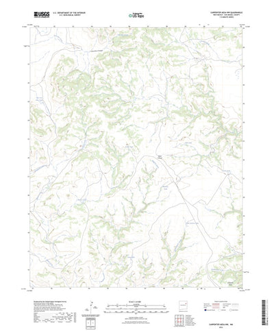 Carpenter Mesa NW, NM (2023, 24000-Scale) Preview 1