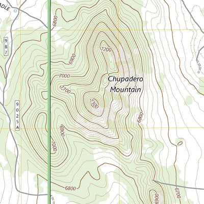 Chupadero Mountain, NM (2023, 24000-Scale) Preview 3