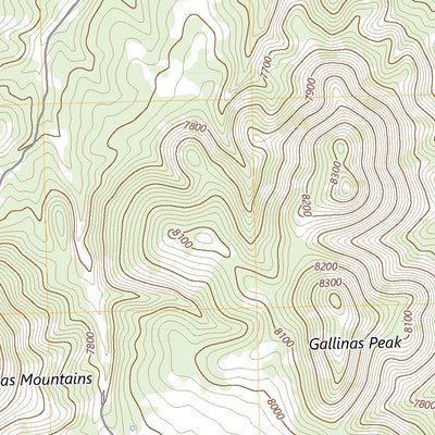 Gallinas Peak, NM (2023, 24000-Scale) Preview 3