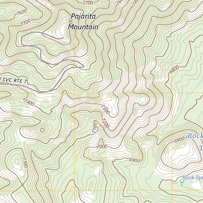 Pajarita Mountain, NM (2023, 24000-Scale) Preview 3