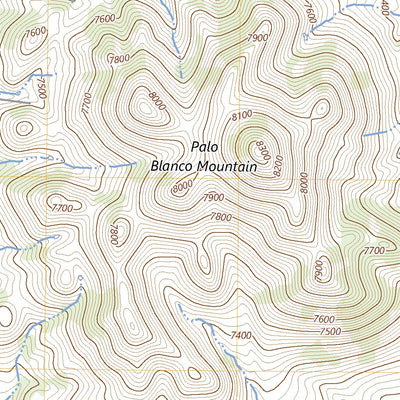 Palo Blanco Mountain, NM (2023, 24000-Scale) Preview 3