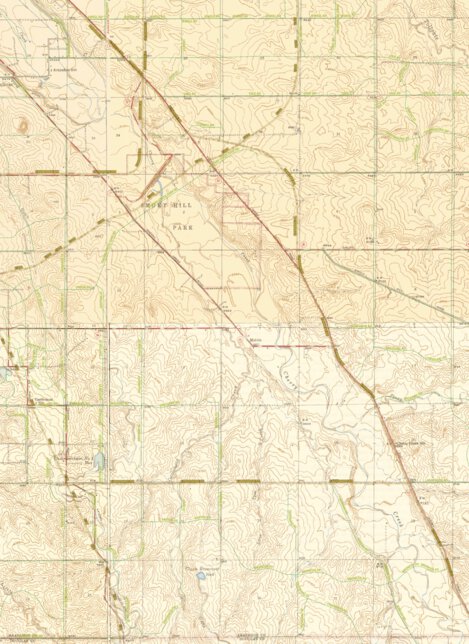 Historical 1940-1942 Topo Maps of the Cherry Creek Reservoir Area Preview 1