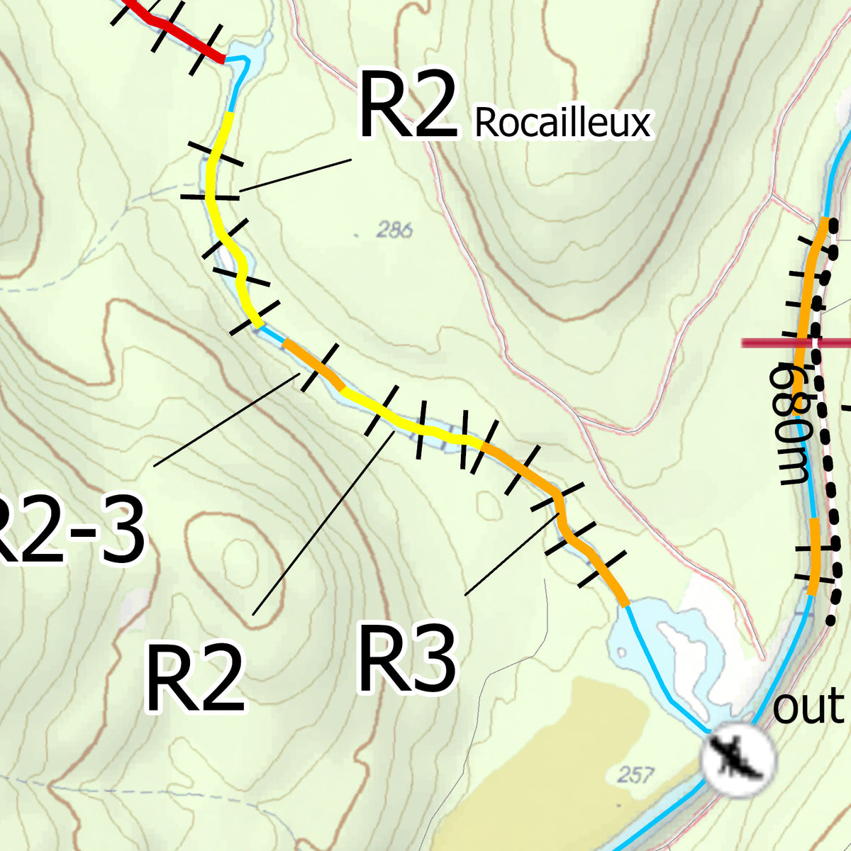 Rivière des îles Map by Canot Kayak Quebec | Avenza Maps