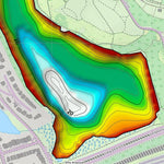 Fishing Depth Map - Grenadier Pond, High Park, Toronto Preview 1