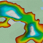 Fishing Depth Maps - Complete Grundy Lake Provincial Park Package Preview 1