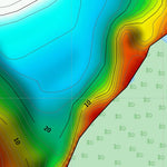 Fishing Depth Maps - Complete Grundy Lake Provincial Park Package Preview 3