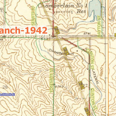 Historical Southeast Metro Denver - 1940 to 1942 Topo Maps & Points of Interest Preview 3