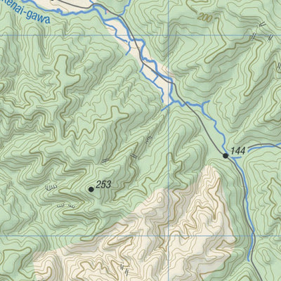 MAP 2/2 - Mukawa River (Fukuyama to Tomiuchi, Hokkaido, Japan) Preview 3