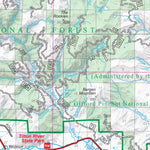 Southern Washington Cascades Recreation Map Preview 3