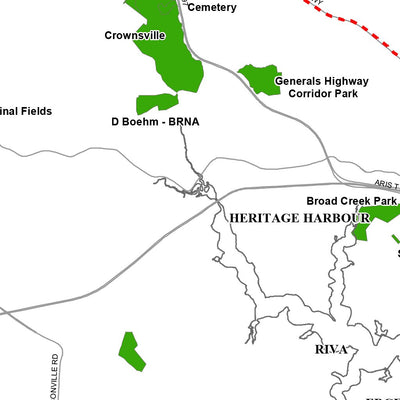 Anne Arundel County Park and Trails Map Preview 2