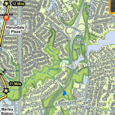B & A Trail Map - Anne Arundel County Preview 3