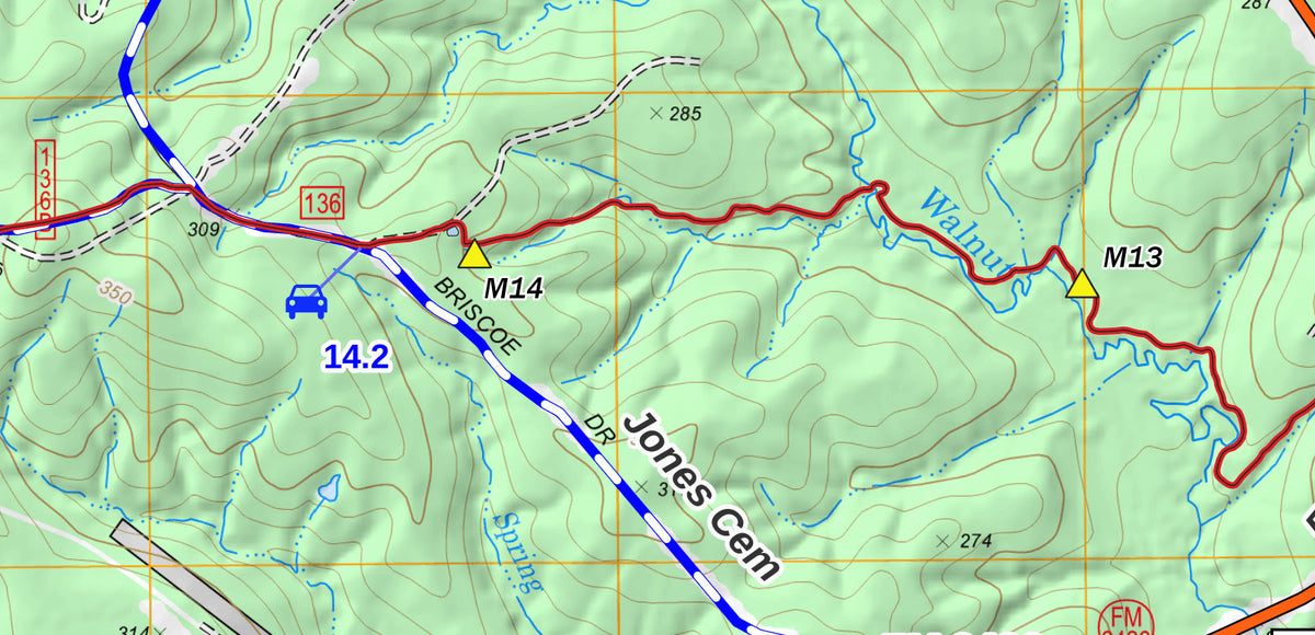 Trail Between the Lakes Bundle Map by Lone Star Hiking Trail Club ...