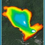 Fishing Depth Map - Arrowhead Lake, Arrowhead Provincial Park Preview 1