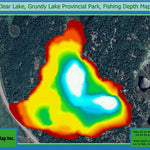 Fishing Depth Map - Clear Lake, Grundy Lake Provincial Park Preview 1