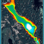 Fishing Depth Map - Gut Lake, Grundy Lake Provincial Park Preview 1