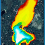 Fishing Depth Map - Gurd Lake, Grundy Lake Provincial Park Preview 1