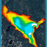 Fishing Depth Map - Grundy Lake, Grundy Lake Provincial Park Preview 1