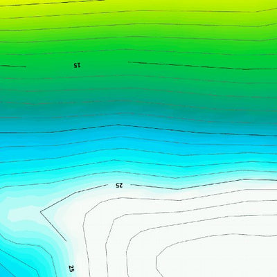 Fishing Depth Map - Tear Lake, Bigwind Lake Provincial Park Preview 2