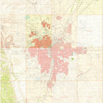 Denver (1957) - 16 quadrangle-compilation, Authoritative, USGS, Seamless Map, 920 sq mi Preview 1