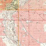 Denver (1957) - 16 quadrangle-compilation, Authoritative, USGS, Seamless Map, 920 sq mi Preview 2