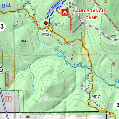Lsht Map LSHT Map 01 Wilderness by Lone Star Hiking Trail Club | Avenza Maps