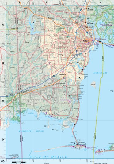 Alabama Atlas & Gazetteer Page 60 Preview 1