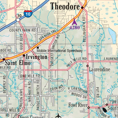 Alabama Atlas & Gazetteer Page 60 Preview 2