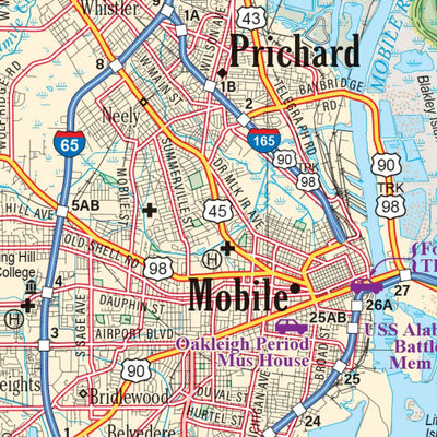 Alabama Atlas & Gazetteer Page 60 Preview 3