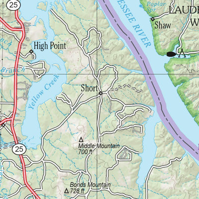 Alabama Atlas & Gazetteer Page 14 Preview 2