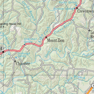 Alabama Atlas & Gazetteer Page 15 Preview 3