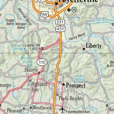 Alabama Atlas & Gazetteer Page 17 Preview 3