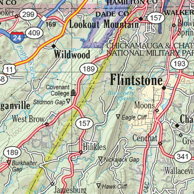 Alabama Atlas & Gazetteer Page 19 Preview 3