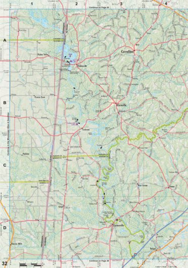 Alabama Atlas & Gazetteer Page 32 Preview 1