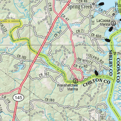 Alabama Atlas & Gazetteer Page 35 Preview 2