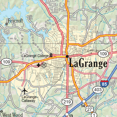 Alabama Atlas & Gazetteer Page 38 Preview 2