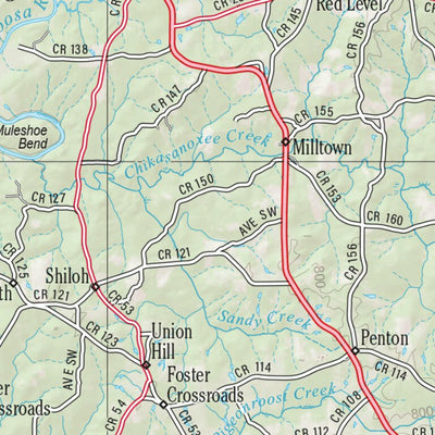 Alabama Atlas & Gazetteer Page 37 Preview 2