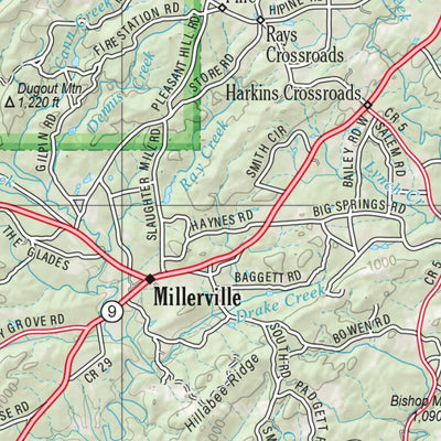Alabama Atlas & Gazetteer Page 36 Preview 3